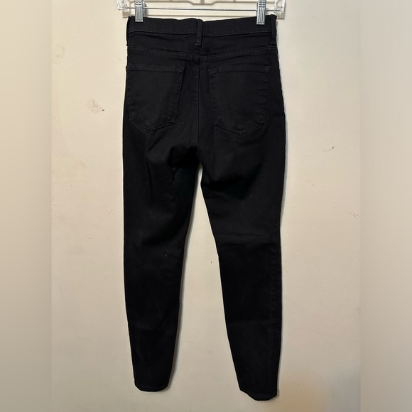 Everlane High Rise Skinny Jeans In Black Size 25‎ Classic Minimalist - Picture 4 of 4